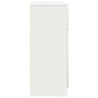 vidaXL Sideboard with Drawer White 71x35x84 cm Engineered Wood