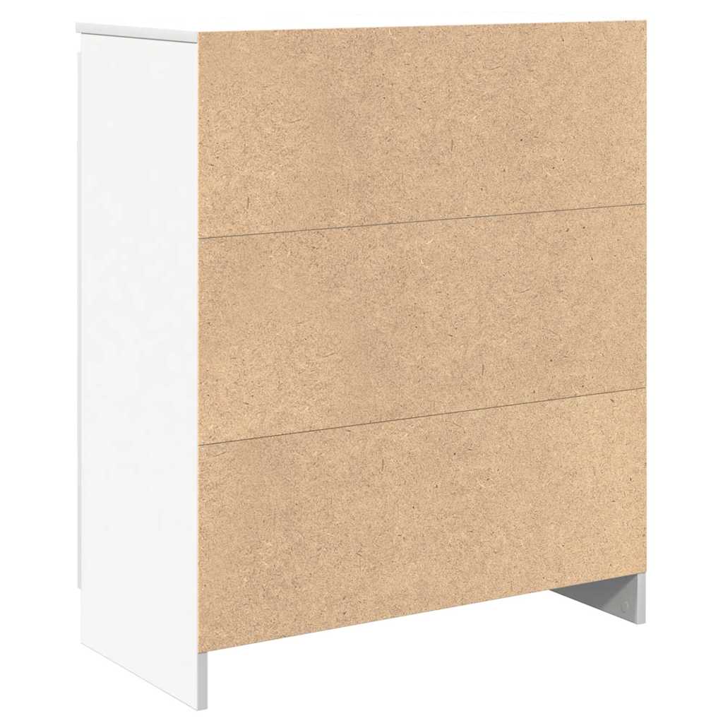 vidaXL Sideboard with Drawer White 71x35x84 cm Engineered Wood