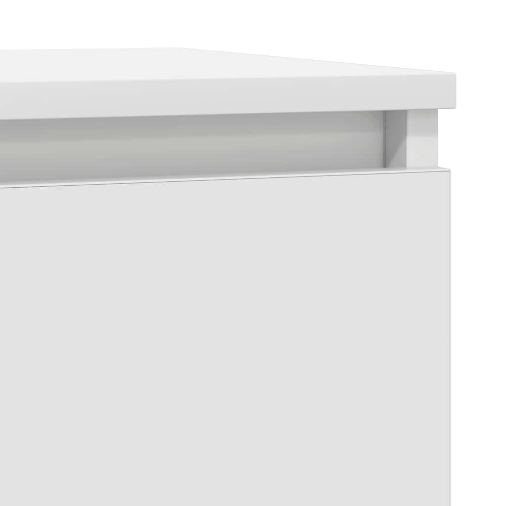 vidaXL Sideboard with Drawer White 71x35x84 cm Engineered Wood