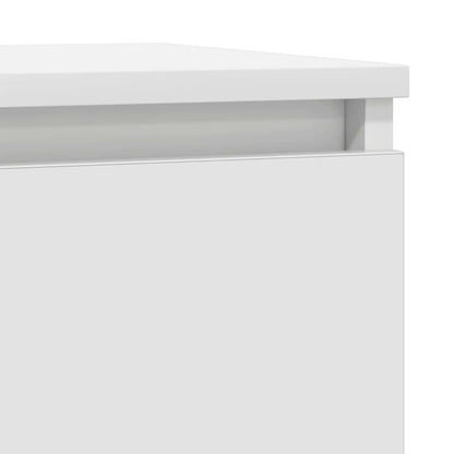 vidaXL Sideboard with Drawer White 71x35x84 cm Engineered Wood