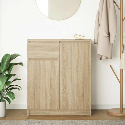 vidaXL Sideboard with Drawer Sonoma Oak 71x35x84 cm Engineered Wood
