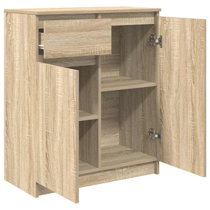 vidaXL Sideboard with Drawer Sonoma Oak 71x35x84 cm Engineered Wood