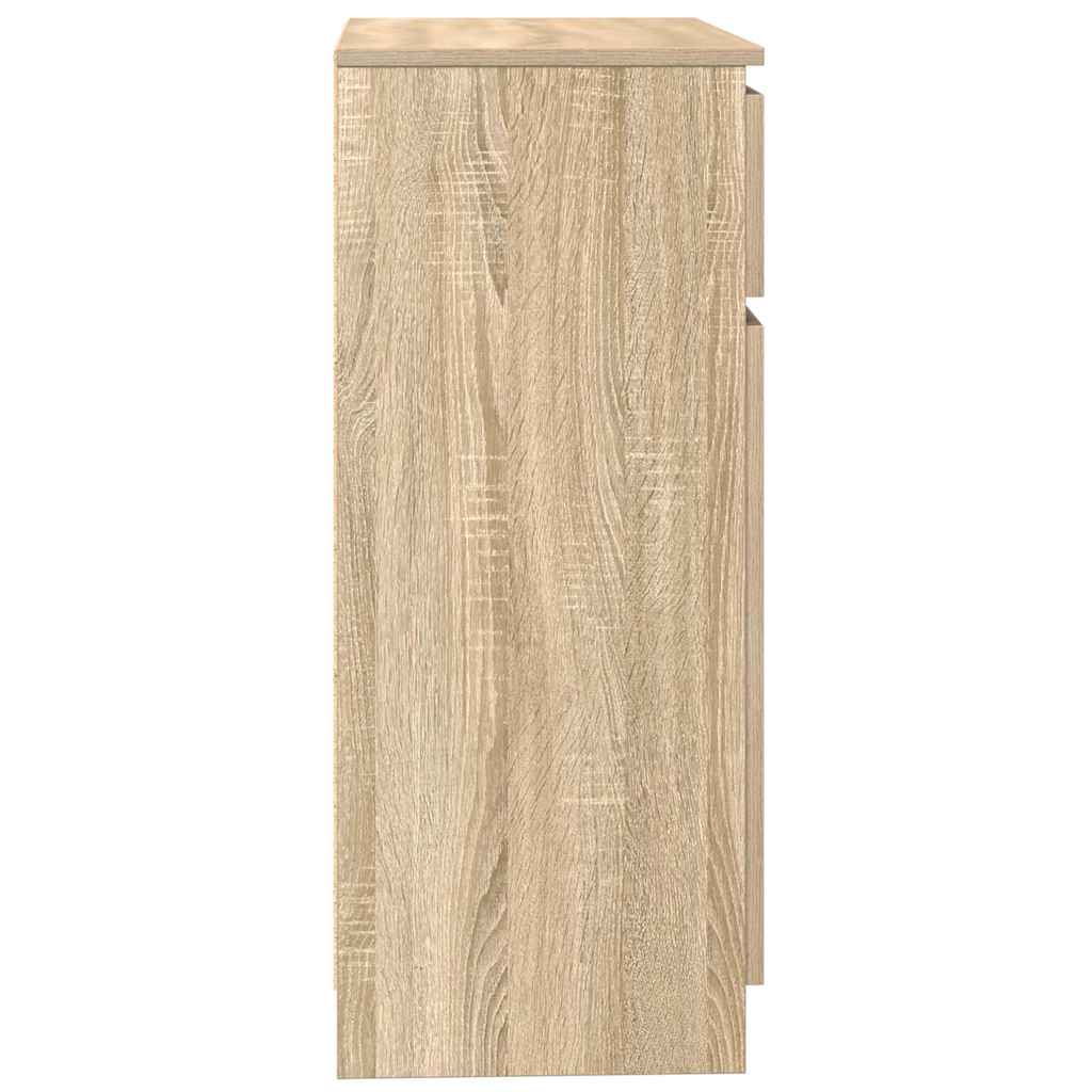 vidaXL Sideboard with Drawer Sonoma Oak 71x35x84 cm Engineered Wood