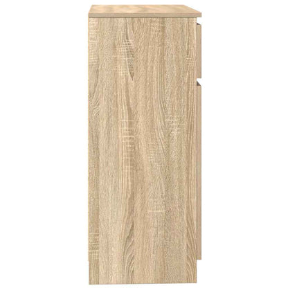 vidaXL Sideboard with Drawer Sonoma Oak 71x35x84 cm Engineered Wood