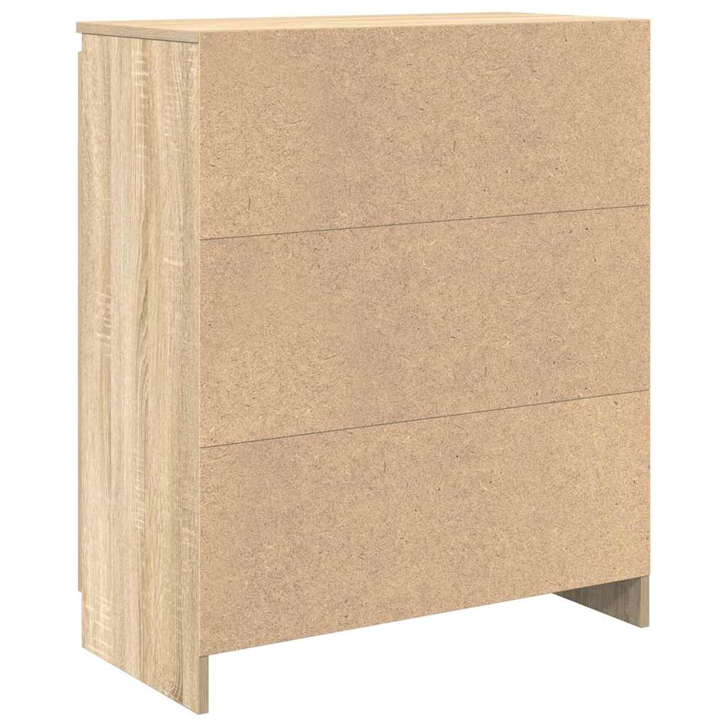 vidaXL Sideboard with Drawer Sonoma Oak 71x35x84 cm Engineered Wood