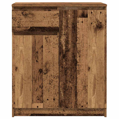 vidaXL Sideboard with Drawer Old Wood 71x35x84 cm Engineered Wood