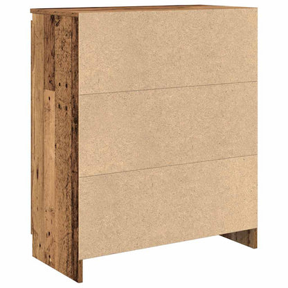 vidaXL Sideboard with Drawer Old Wood 71x35x84 cm Engineered Wood