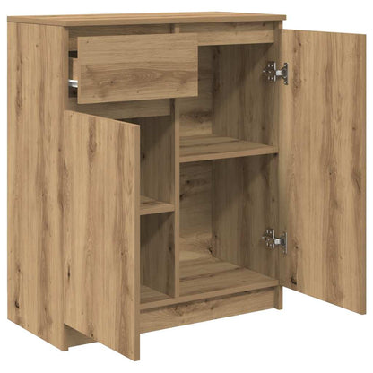 vidaXL Sideboard with Drawer Artisan Oak 71x35x84 cm Engineered Wood
