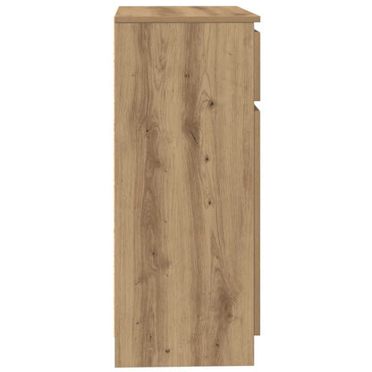 vidaXL Sideboard with Drawer Artisan Oak 71x35x84 cm Engineered Wood