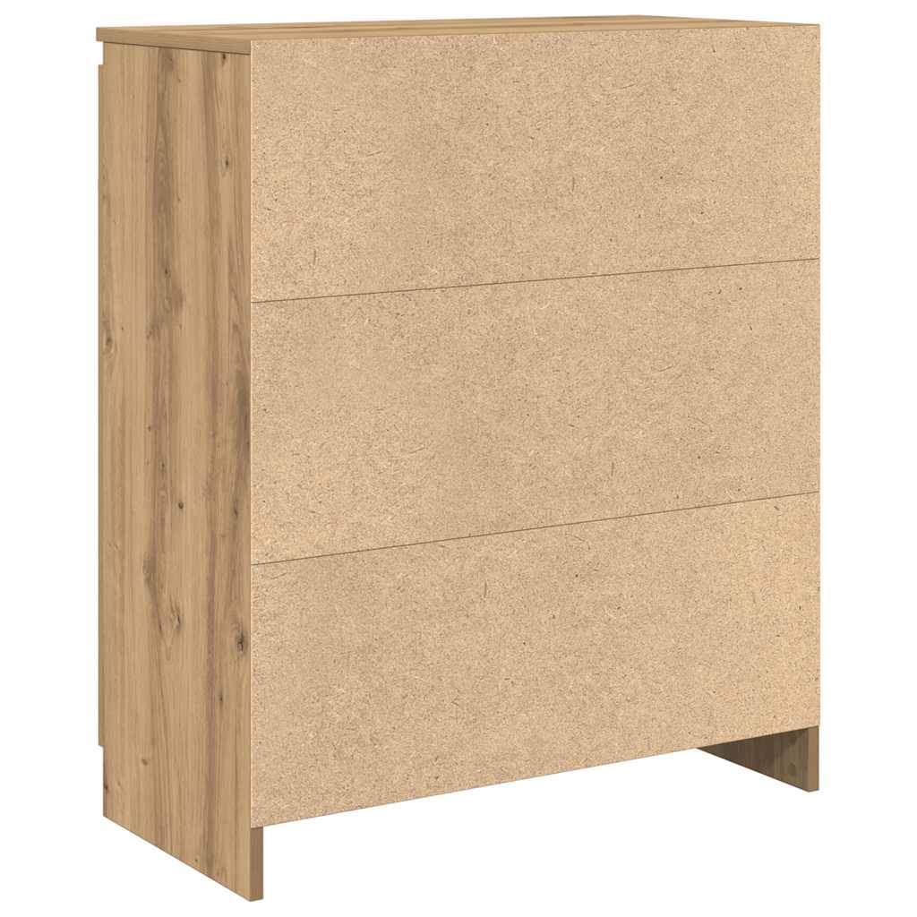 vidaXL Sideboard with Drawer Artisan Oak 71x35x84 cm Engineered Wood