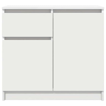 vidaXL Sideboard with Drawer White 71x35x65 cm Engineered Wood