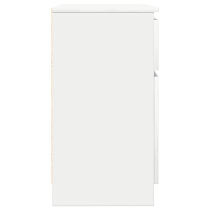 vidaXL Sideboard with Drawer White 71x35x65 cm Engineered Wood