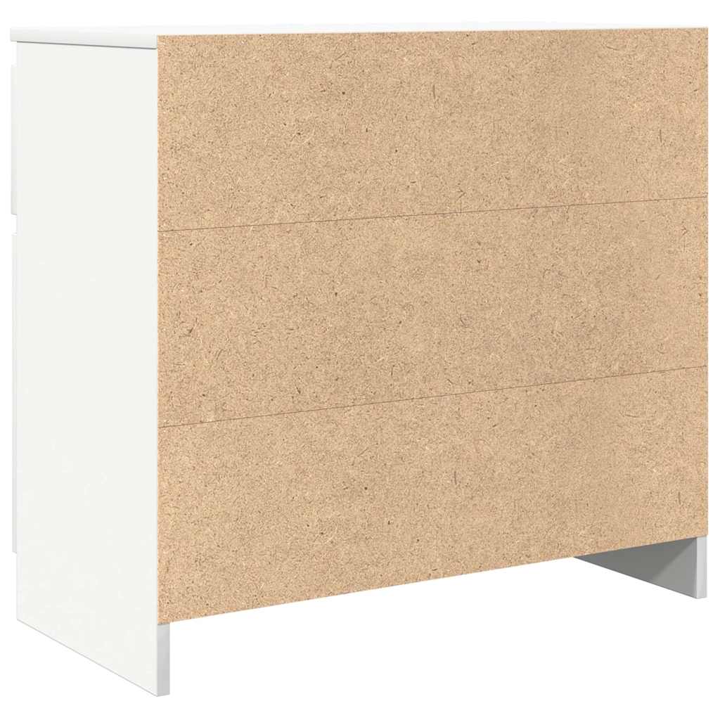 vidaXL Sideboard with Drawer White 71x35x65 cm Engineered Wood
