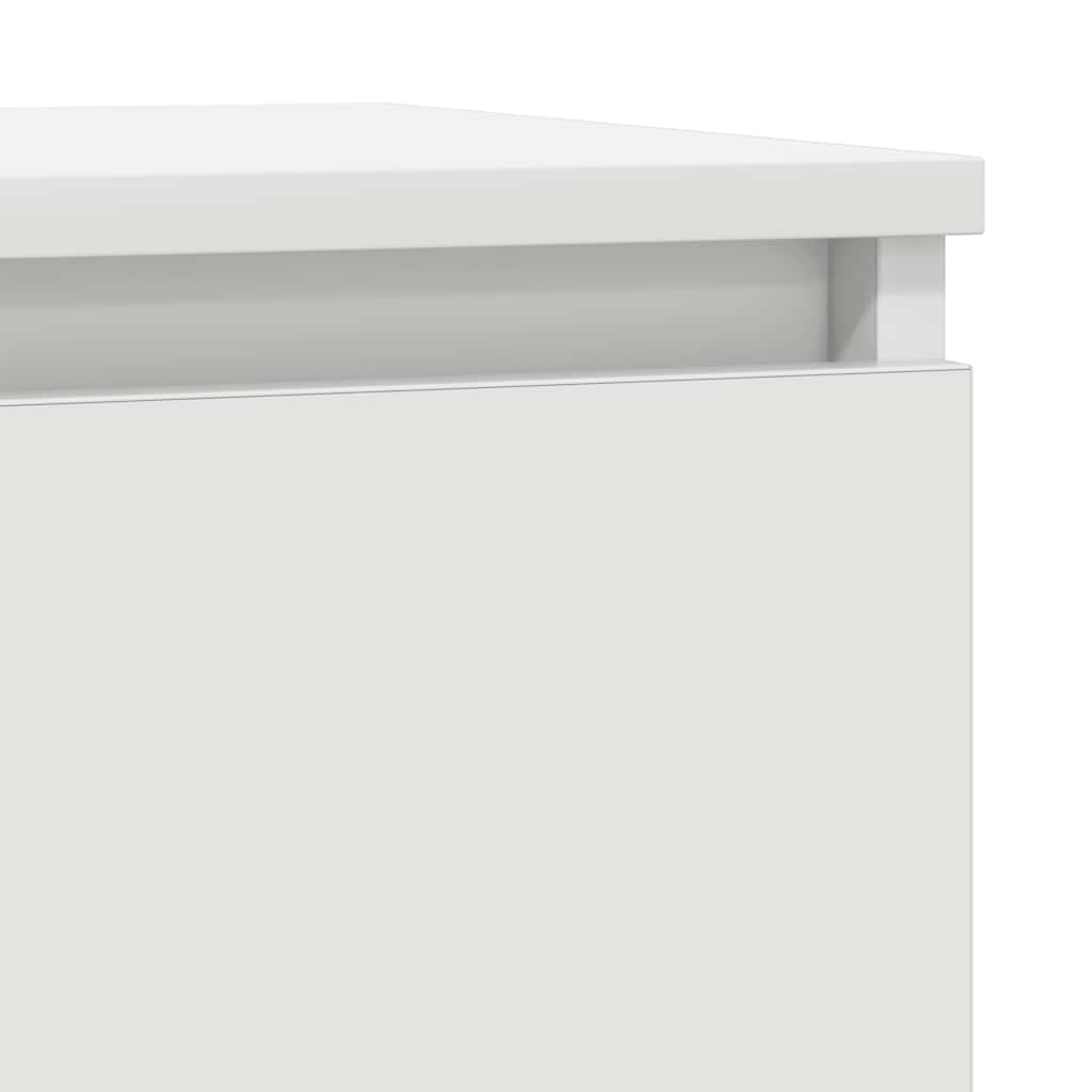 vidaXL Sideboard with Drawer White 71x35x65 cm Engineered Wood