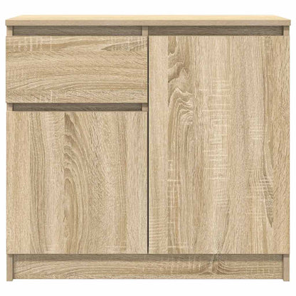 vidaXL Sideboard with Drawer Sonoma Oak 71x35x65 cm Engineered Wood