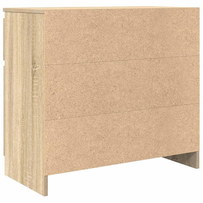 vidaXL Sideboard with Drawer Sonoma Oak 71x35x65 cm Engineered Wood