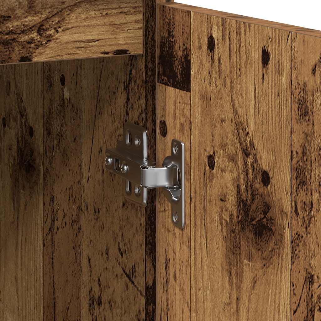 vidaXL Sideboard with Drawer Old Wood 71x35x65 cm Engineered Wood