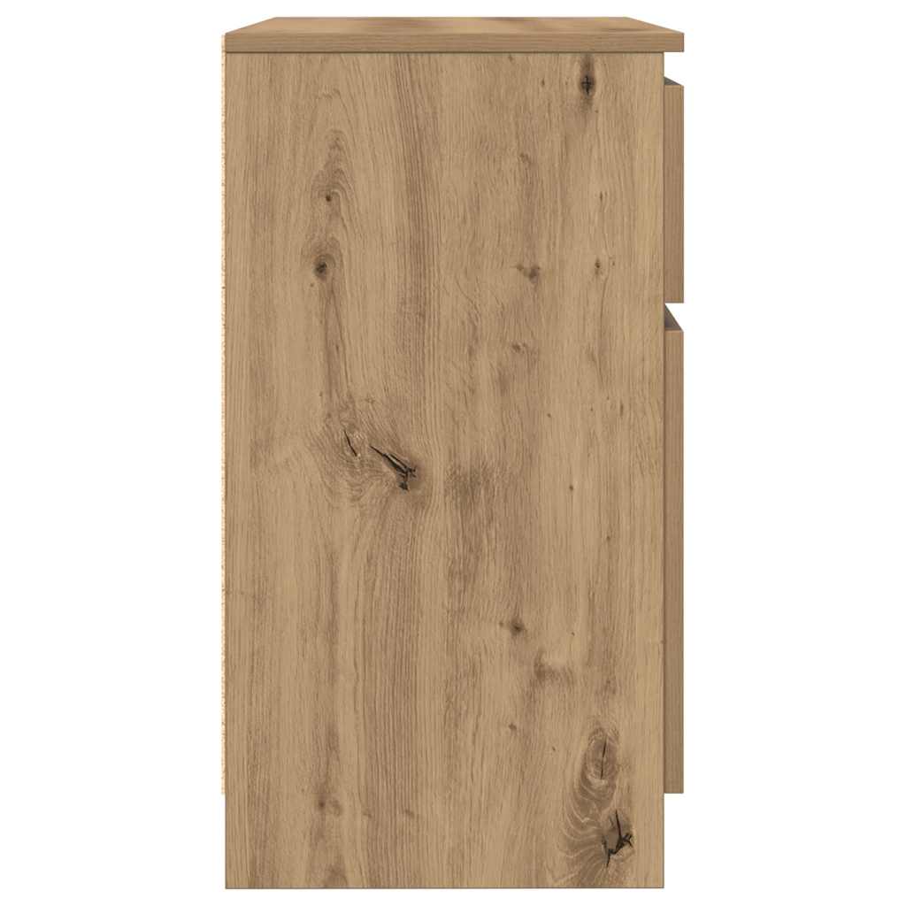 vidaXL Sideboard with Drawer Artisan Oak 71x35x65 cm Engineered Wood