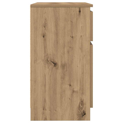 vidaXL Sideboard with Drawer Artisan Oak 71x35x65 cm Engineered Wood