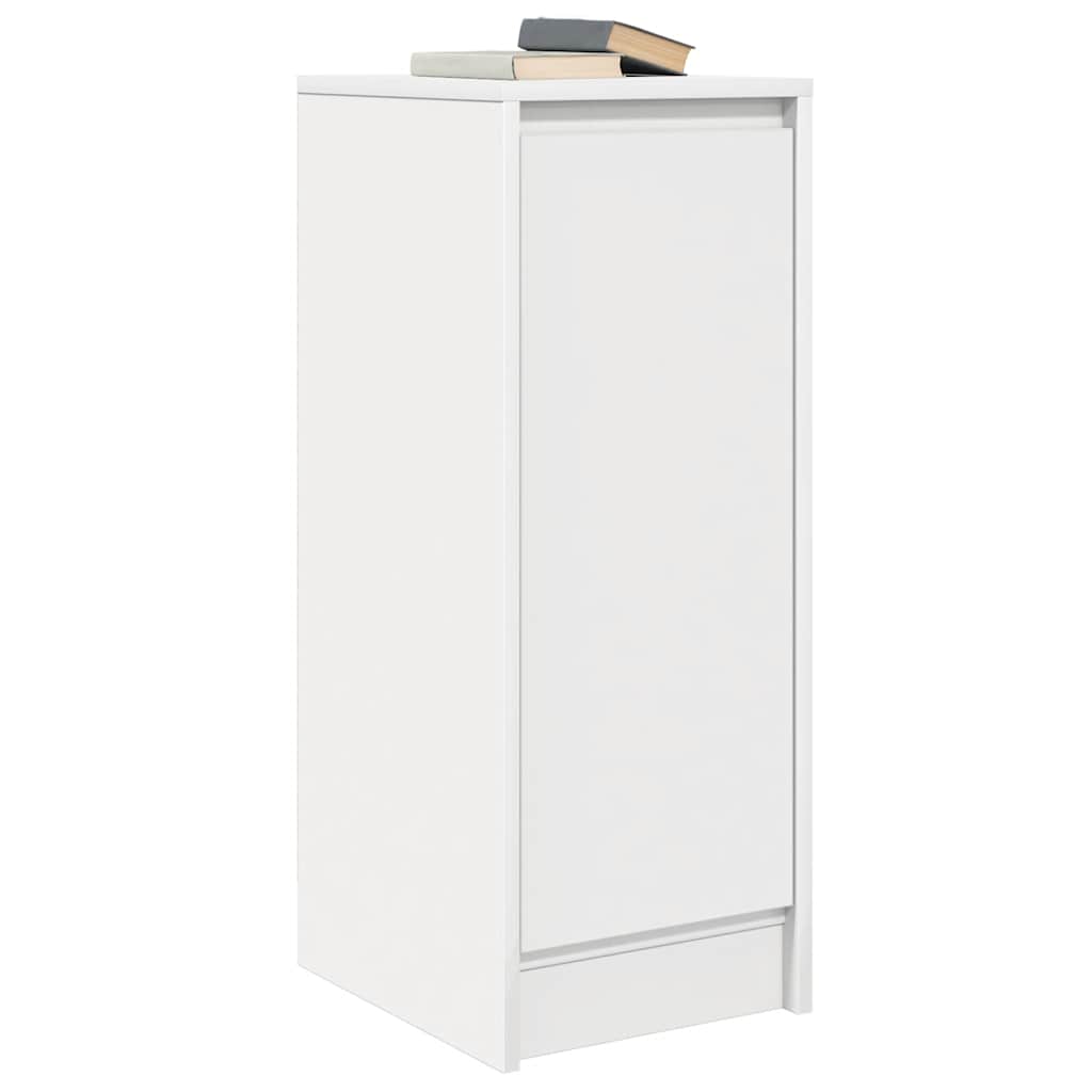 vidaXL Sideboard White 29.5x34x76 cm Engineered Wood