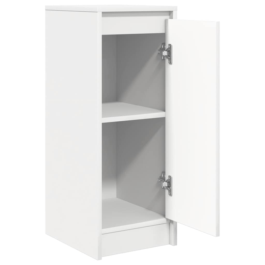 vidaXL Sideboard White 29.5x34x76 cm Engineered Wood