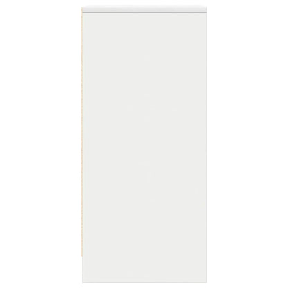 vidaXL Sideboard White 29.5x34x76 cm Engineered Wood