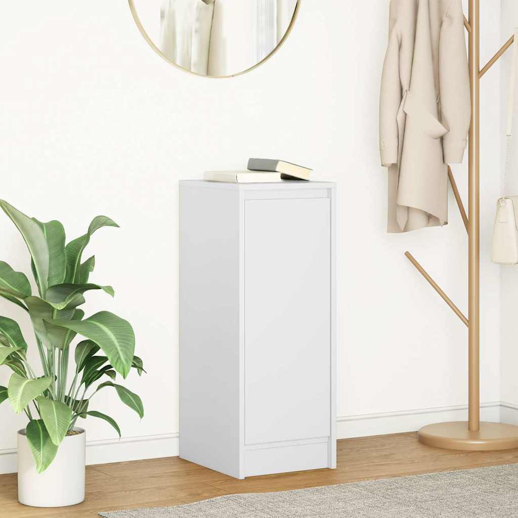 vidaXL Sideboard White 29.5x34x76 cm Engineered Wood