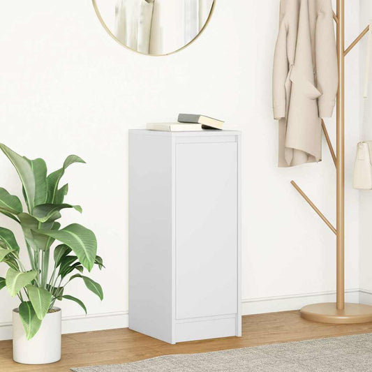 vidaXL Sideboard White 29.5x34x76 cm Engineered Wood