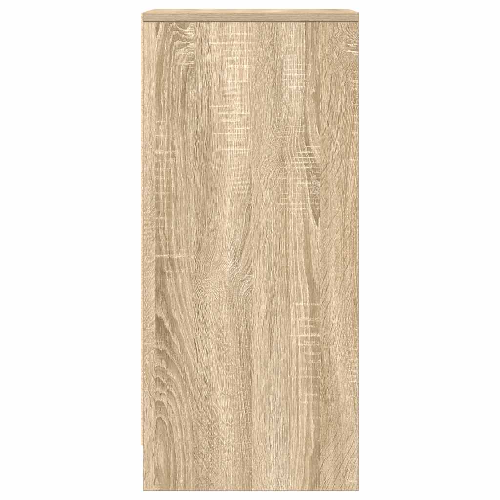vidaXL Sideboard Sonoma Oak 29.5x34x76 cm Engineered Wood