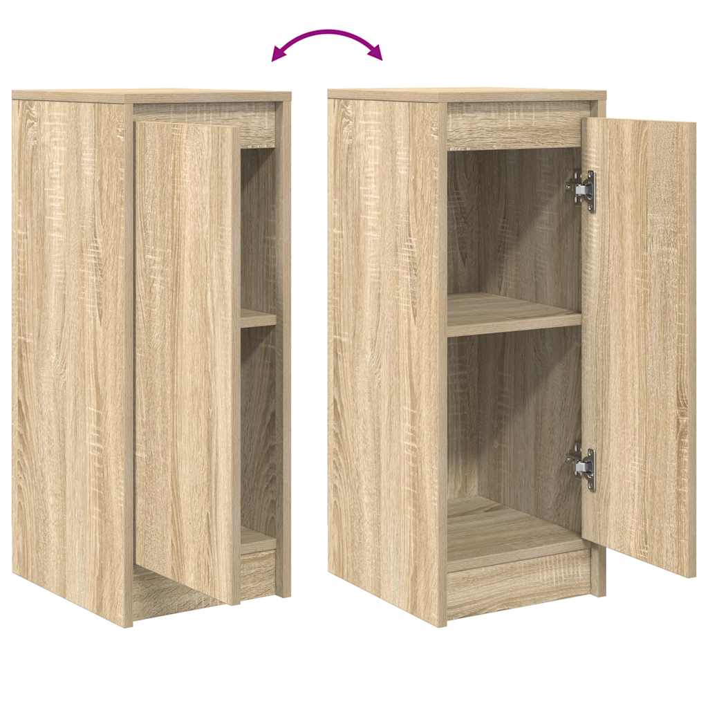vidaXL Sideboard Sonoma Oak 29.5x34x76 cm Engineered Wood