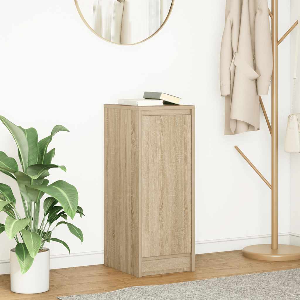 vidaXL Sideboard Sonoma Oak 29.5x34x76 cm Engineered Wood