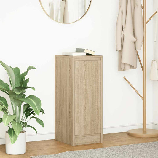 vidaXL Sideboard Sonoma Oak 29.5x34x76 cm Engineered Wood