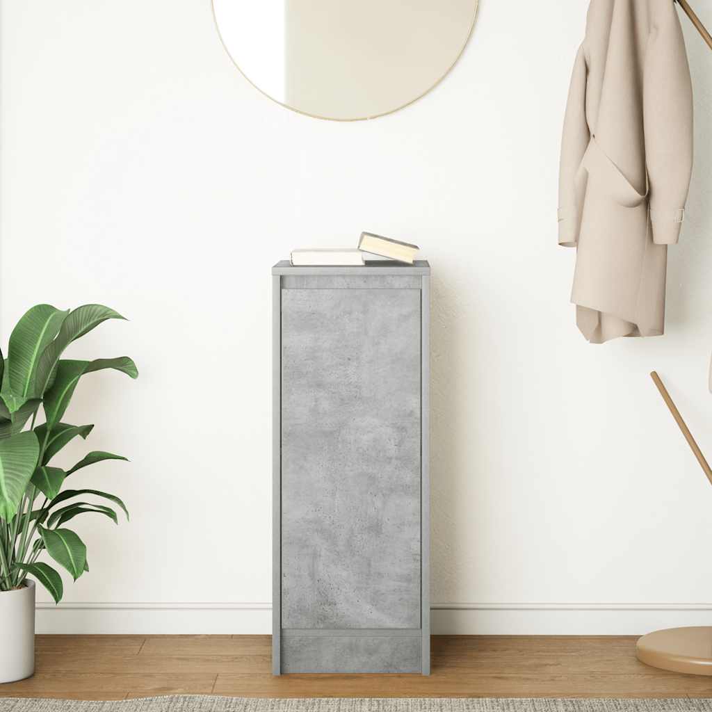 vidaXL Sideboard Concrete Grey 29.5x34x76 cm Engineered Wood