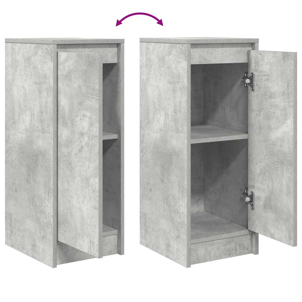 vidaXL Sideboard Concrete Grey 29.5x34x76 cm Engineered Wood