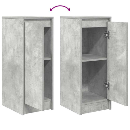 vidaXL Sideboard Concrete Grey 29.5x34x76 cm Engineered Wood