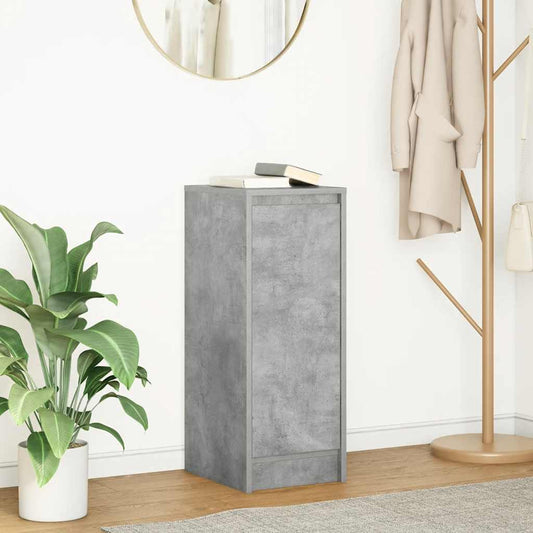 vidaXL Sideboard Concrete Grey 29.5x34x76 cm Engineered Wood