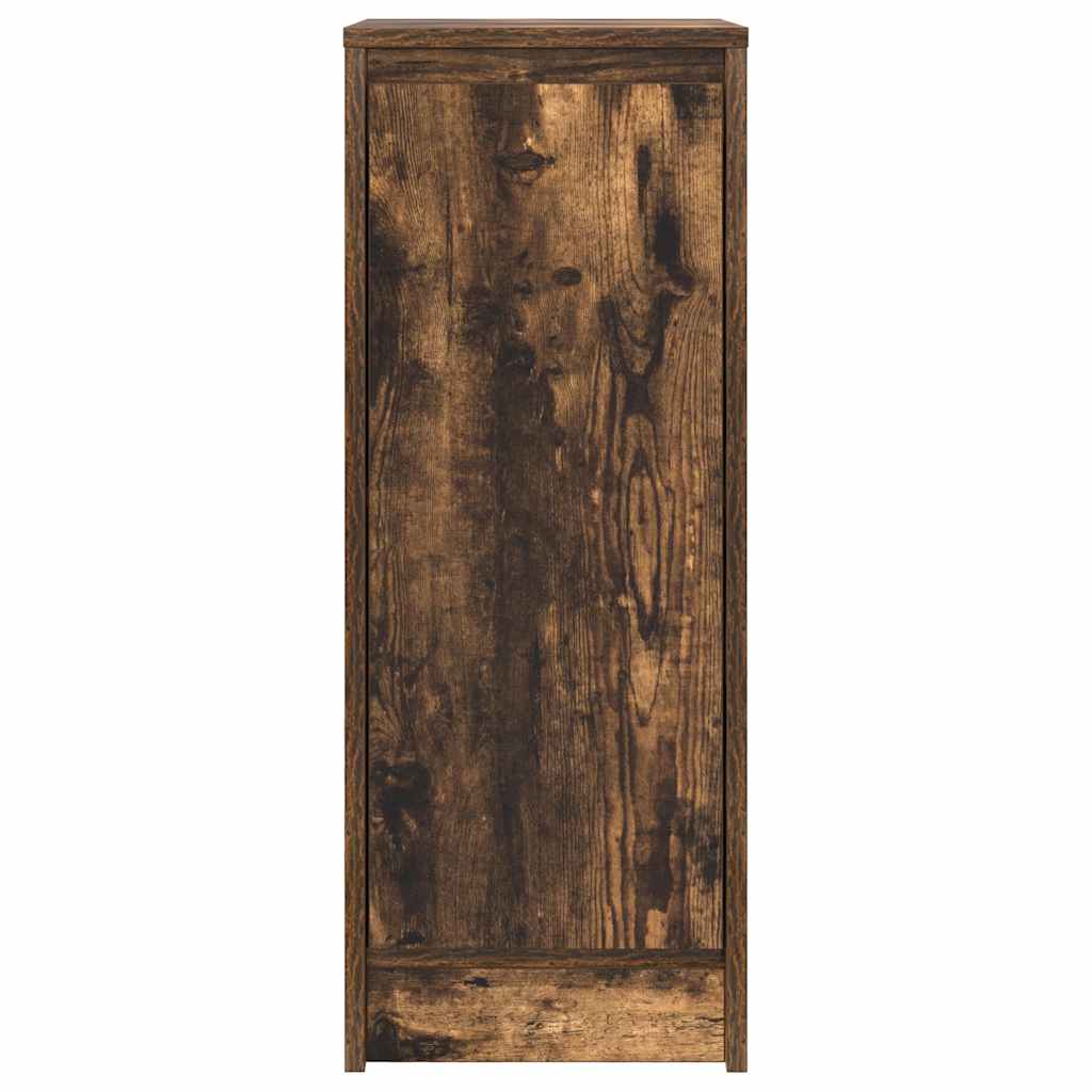 vidaXL Sideboard Smoked Oak 29.5x34x76 cm Engineered Wood