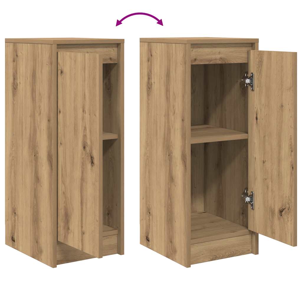 vidaXL Sideboard Artisan Oak 29.5x34x76 cm Engineered Wood