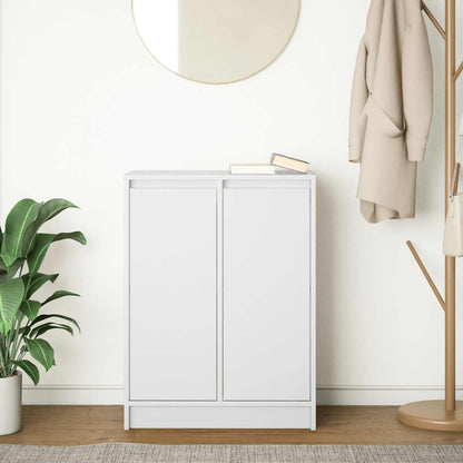 vidaXL Sideboard White 57x34x76 cm Engineered Wood