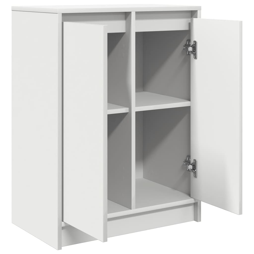 vidaXL Sideboard White 57x34x76 cm Engineered Wood