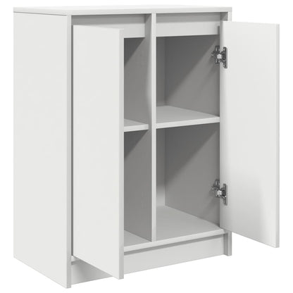 vidaXL Sideboard White 57x34x76 cm Engineered Wood