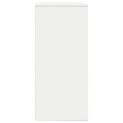 vidaXL Sideboard White 57x34x76 cm Engineered Wood