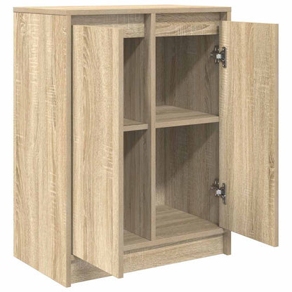 vidaXL Sideboard Sonoma Oak 57x34x76 cm Engineered Wood