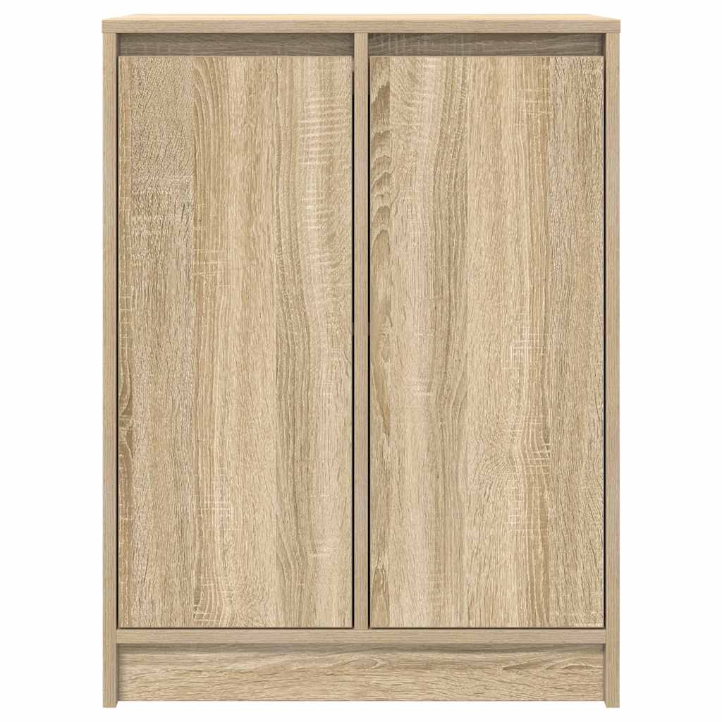 vidaXL Sideboard Sonoma Oak 57x34x76 cm Engineered Wood