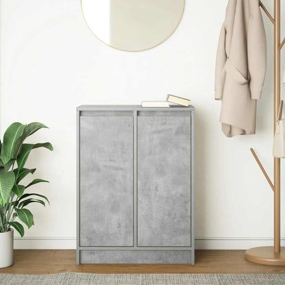 vidaXL Sideboard Concrete Grey 57x34x76 cm Engineered Wood