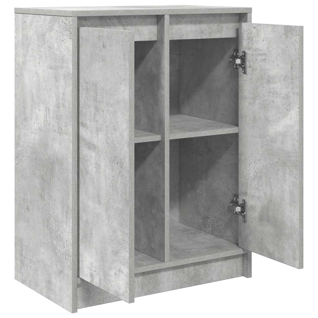 vidaXL Sideboard Concrete Grey 57x34x76 cm Engineered Wood