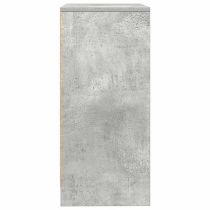 vidaXL Sideboard Concrete Grey 57x34x76 cm Engineered Wood