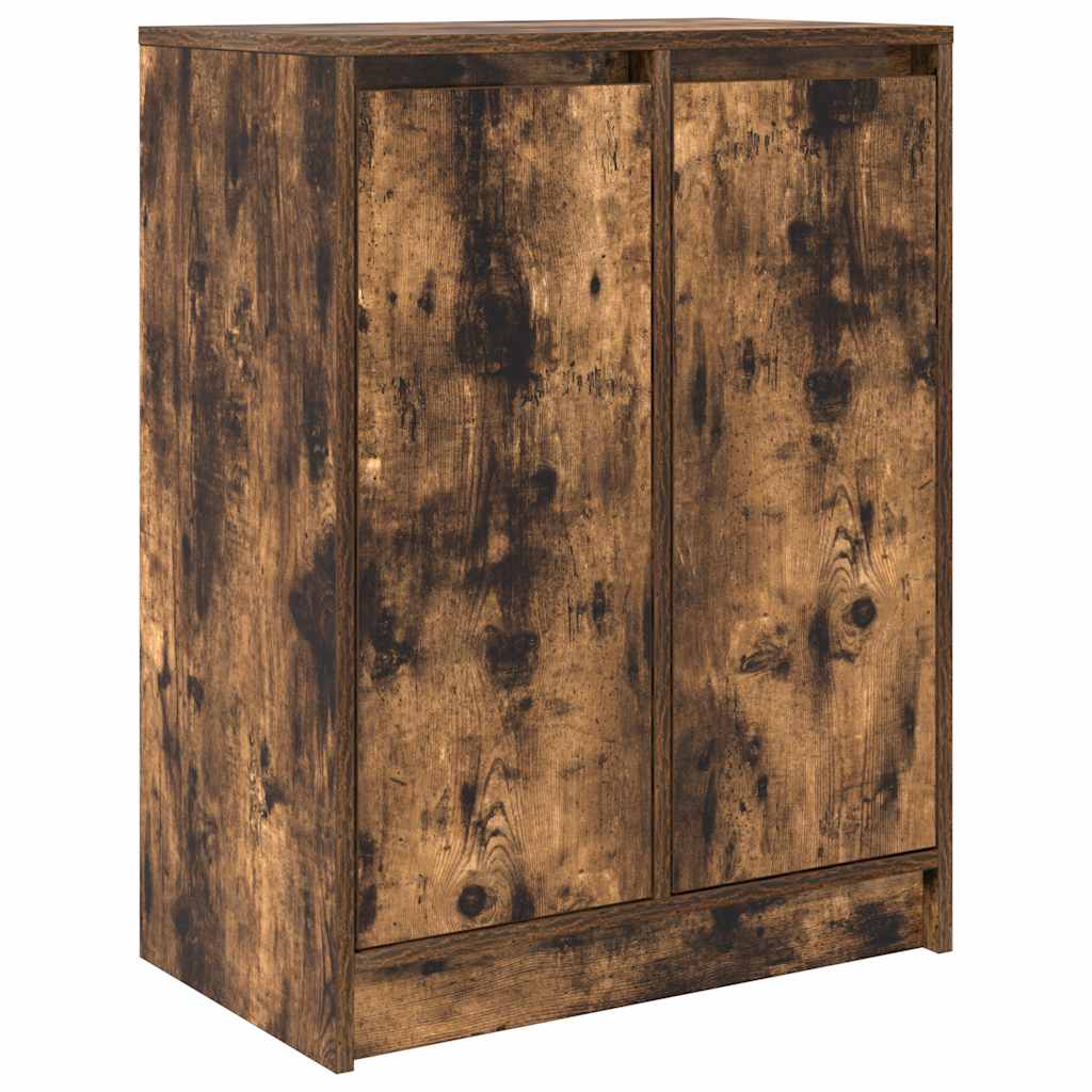 vidaXL Sideboard Smoked Oak 57x34x76 cm Engineered Wood