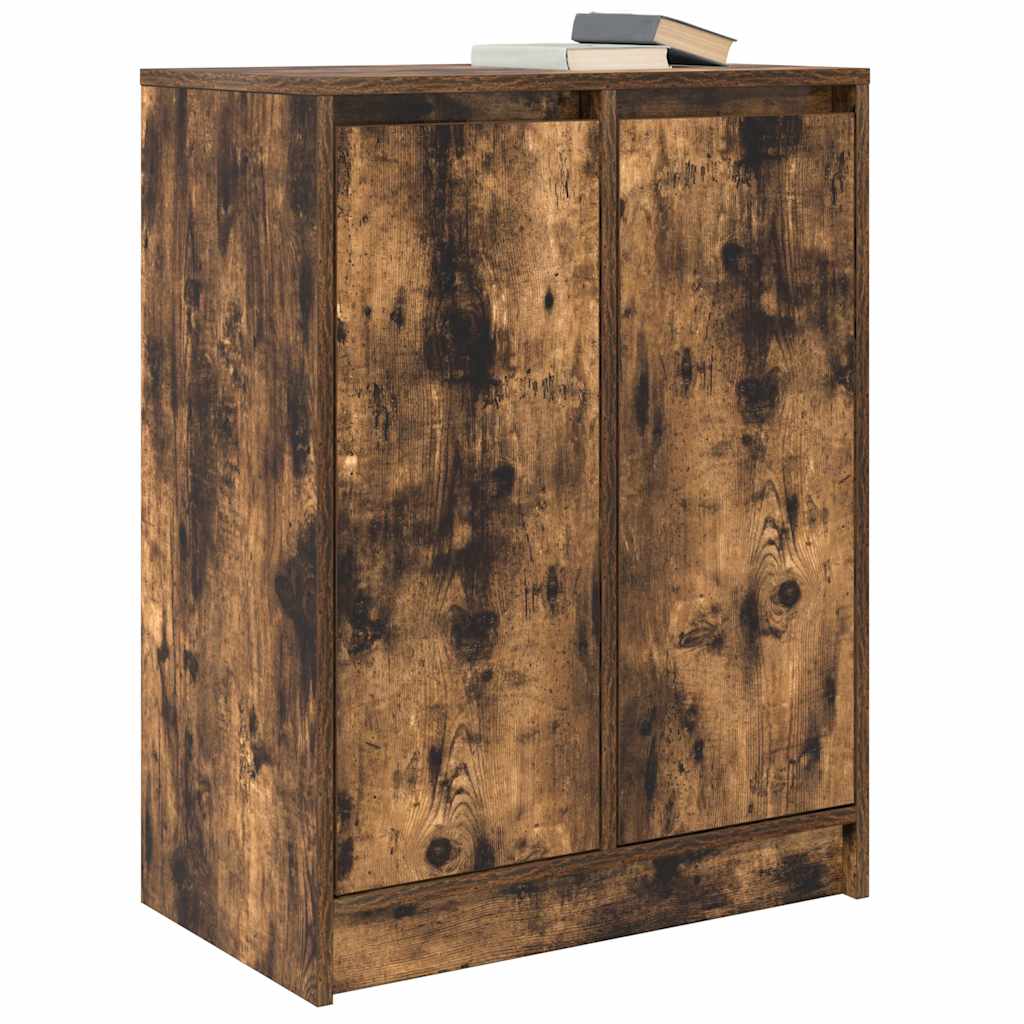 vidaXL Sideboard Smoked Oak 57x34x76 cm Engineered Wood