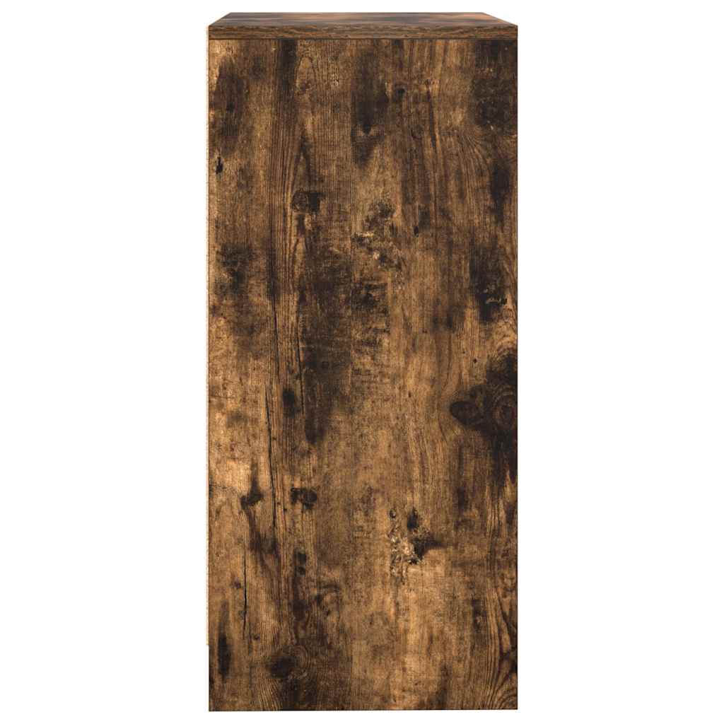 vidaXL Sideboard Smoked Oak 57x34x76 cm Engineered Wood